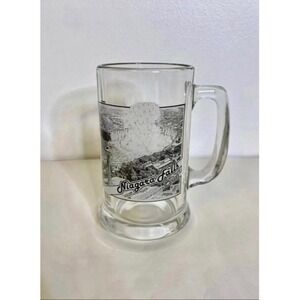 Vintage Glass Niagra Falls Beer Mug‎ Growler